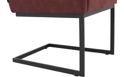 Goossens excellent eetkamerstoel tom rood micro leer - 8213152-02