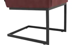 Goossens excellent eetkamerstoel tom rood micro leer - 8213152-02