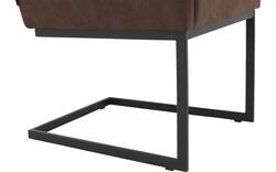 Goossens excellent eetkamerstoel tom bruin micro leer - 8213153-02