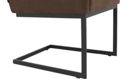 Goossens excellent eetkamerstoel tom bruin micro leer - 8213153-02