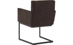 Goossens excellent eetkamerstoel tom bruin micro leer - 8213154-02