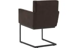 Goossens excellent eetkamerstoel tom bruin micro leer - 8213154-02