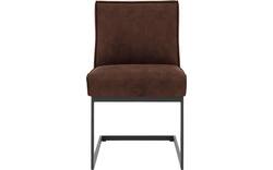 Goossens excellent eetkamerstoel tom bruin micro leer - 8213155-02
