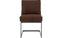 Goossens excellent eetkamerstoel tom bruin micro leer - 8213155-02