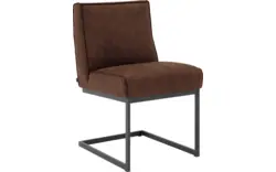 Goossens excellent eetkamerstoel tom bruin micro leer - 8213155-02