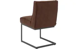 Goossens excellent eetkamerstoel tom bruin micro leer - 8213155-02