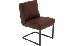 Goossens excellent eetkamerstoel tom bruin micro leer - 8213155-02