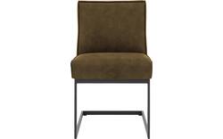 Goossens excellent eetkamerstoel tom groen micro leer - 8213156-02