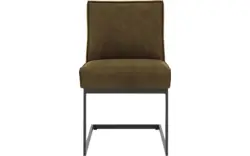 Goossens excellent eetkamerstoel tom groen micro leer - 8213156-02