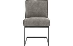 Goossens excellent eetkamerstoel tom grijs micro leer - 8213157-02