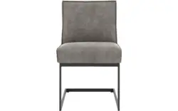 Goossens excellent eetkamerstoel tom grijs micro leer - 8213157-02