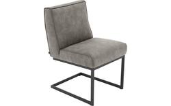 Goossens excellent eetkamerstoel tom grijs micro leer - 8213157-02