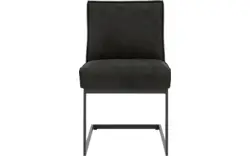 Goossens excellent eetkamerstoel tom grijs micro leer - 8213158-02