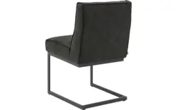 Goossens excellent eetkamerstoel tom grijs micro leer - 8213158-02