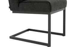 Goossens excellent eetkamerstoel tom grijs micro leer - 8213158-02
