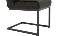 Goossens excellent eetkamerstoel tom grijs micro leer - 8213158-02