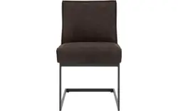 Goossens excellent eetkamerstoel tom bruin micro leer - 8213159-02