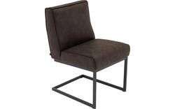 Goossens excellent eetkamerstoel tom bruin micro leer - 8213159-02