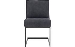 Goossens excellent eetkamerstoel tom blauw micro leer - 8213160-02
