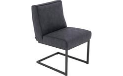 Goossens excellent eetkamerstoel tom blauw micro leer - 8213160-02