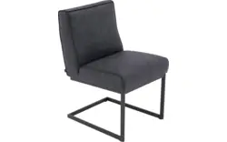 Goossens excellent eetkamerstoel tom blauw micro leer - 8213160-02