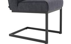 Goossens excellent eetkamerstoel tom blauw micro leer - 8213160-02