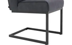 Goossens excellent eetkamerstoel tom blauw micro leer - 8213160-02