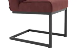 Goossens excellent eetkamerstoel tom rood micro leer - 8213161-02