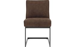 Goossens excellent eetkamerstoel tom bruin micro leer - 8213162-02