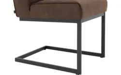 Goossens excellent eetkamerstoel tom bruin micro leer - 8213162-02