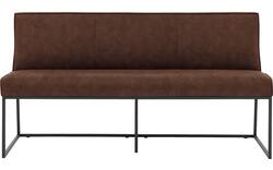 Goossens excellent eetkamerbank tom bruin micro leer - 8213171-01