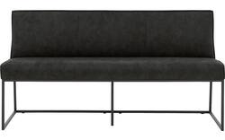 Goossens excellent eetkamerbank tom grijs micro leer - 8213172-01