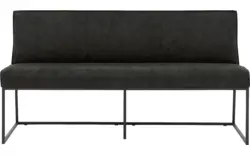 Goossens excellent eetkamerbank tom grijs micro leer - 8213172-01