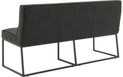 Goossens excellent eetkamerbank tom grijs micro leer - 8213172-03