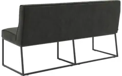 Goossens excellent eetkamerbank tom grijs micro leer - 8213172-01