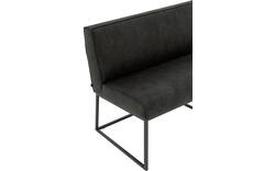 Goossens excellent eetkamerbank tom grijs micro leer - 8213172-01