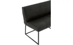 Goossens excellent eetkamerbank tom grijs micro leer - 8213172-01