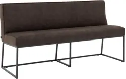 Goossens excellent eetkamerbank tom bruin micro leer - 8213173-01