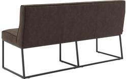 Goossens excellent eetkamerbank tom bruin micro leer - 8213173-03