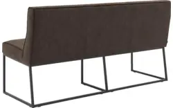Goossens excellent eetkamerbank tom bruin micro leer - 8213173-01