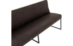 Goossens excellent eetkamerbank tom bruin micro leer - 8213173-01
