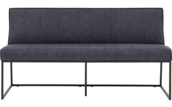 Goossens excellent eetkamerbank tom blauw micro leer - 8213174-01