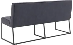 Goossens excellent eetkamerbank tom blauw micro leer - 8213174-01