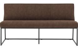 Goossens excellent eetkamerbank tom bruin micro leer - 8213175-01