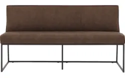 Goossens excellent eetkamerbank tom bruin micro leer - 8213175-01