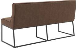 Goossens excellent eetkamerbank tom bruin micro leer - 8213175-03