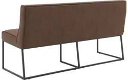 Goossens excellent eetkamerbank tom bruin micro leer - 8213175-01