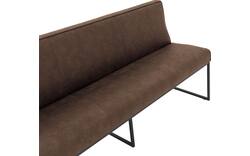 Goossens excellent eetkamerbank tom bruin micro leer - 8213175-01