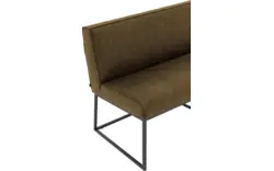 Goossens excellent eetkamerbank tom groen micro leer - 8213176-01