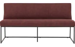 Goossens excellent eetkamerbank tom rood micro leer - 8213178-01